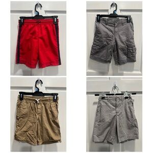 LOT of 3 Boys Summer Shorts & 1 Swim Short SIZE 8 Mixed Brands Pre Loved